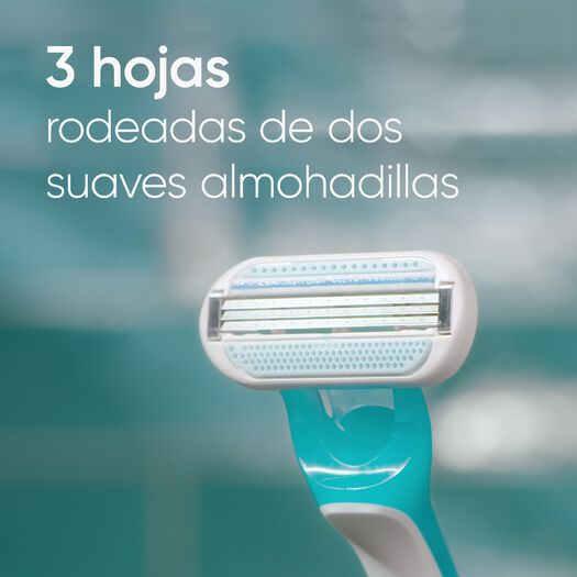 Máquina de Afeitar Mujer Gillette Venus Tropical 3 Hojas 6 Un, , large image number 3