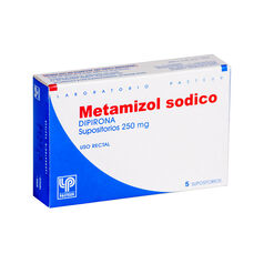 Dipirona 250 mg x 5 Supositorios