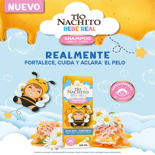 Shampoo Tio Nachito 2 En 1 400 mL, , large image number 1