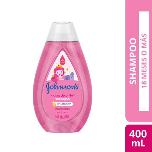 shampoo para niños johnsons® gotas de brillo® x 400 ml., , large image number 0