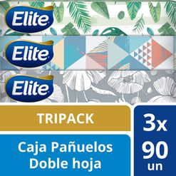 Elite Pañuelo Desechable Tripack Caja x 3 Unidades