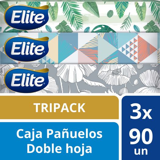 Elite Pañuelo Desechable Tripack Caja x 3 Unidades, , large image number 0