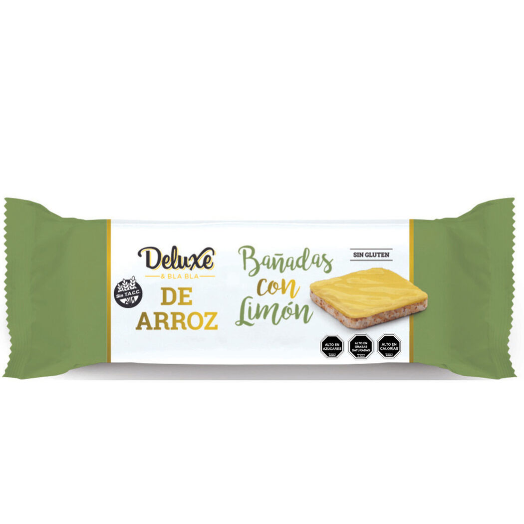 Galletas Deluxe de Arroz Lim&oacute;n Sin Gluten 115 g, , large image number 0