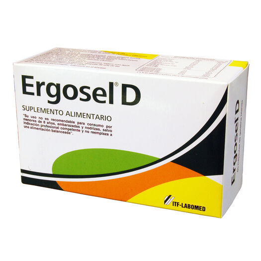 Ergosel D X 60 C¿Psulas, , large image number 0