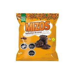 Galletitas de arroz 100 % integral sabor chocolate y naranja 25 g