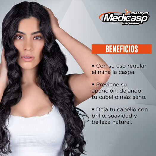 Medicasp Shampoo 1% 400Ml, , large image number 2