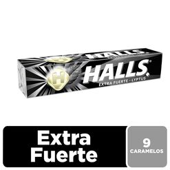 Caramelos Duros Halls Strong Mentol Eucalipto 9 Unidades