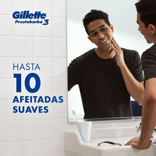 Máquina De Afeitar Desechable Gillette Prestobarba3 Con Afeitadas Suaves, 2 Unidades, , large image number 1