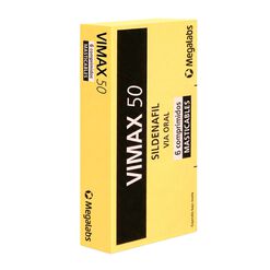Vimax 50 mg 6 Comprimidos Masticables