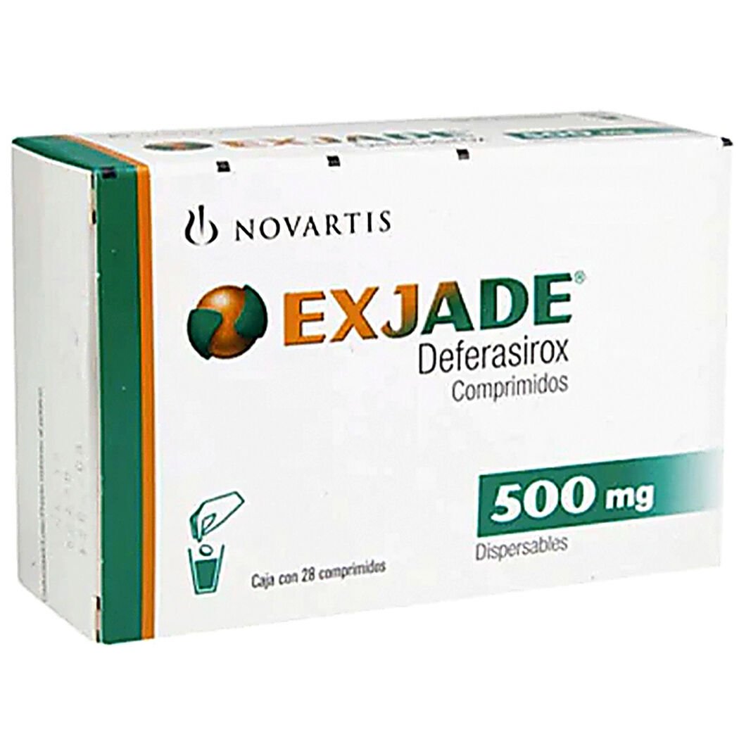 Exjade 500 mg x 28 comprimidos, , large image number 0