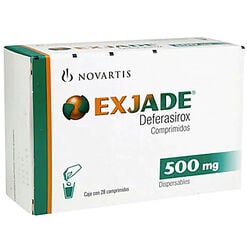 Exjade 500 mg x 28 comprimidos