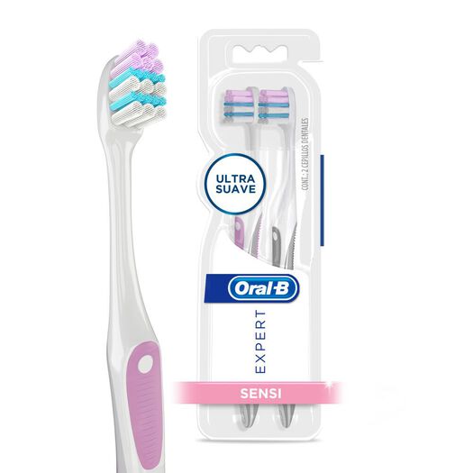 Oral B Pack Cepillo Dental Expert Ultra Suave x 2 Unidades