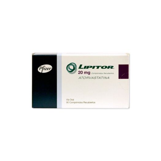 Lipitor 20 mg x 90 Comprimidos Recubiertos, , large image number 0