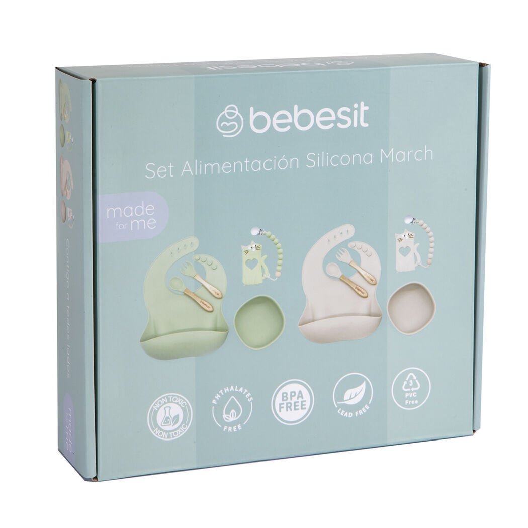 Set Alimentaci&oacute;n Bebesit 3 Piezas Verde 1 un, , large image number 1