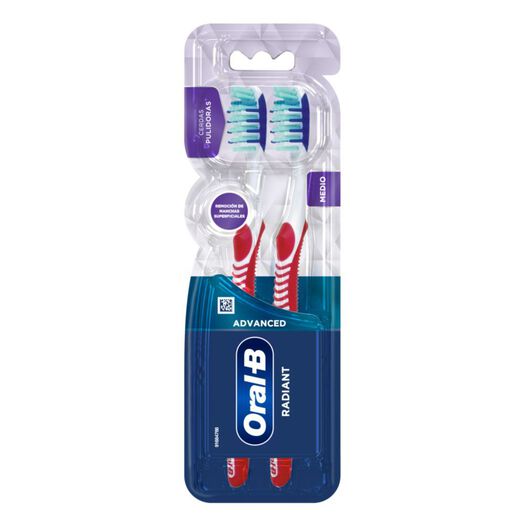 Oral B Cepillo Dental Advantage 123 x 2 Unidades, , large image number 3