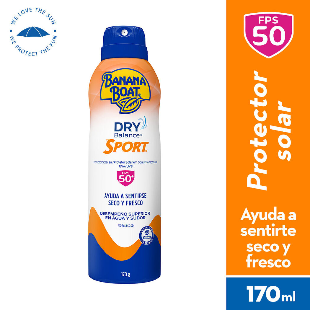 Protector Solar Banana Boat Dry Balance Sport FPS 50+ 170 ml, , large image number 0