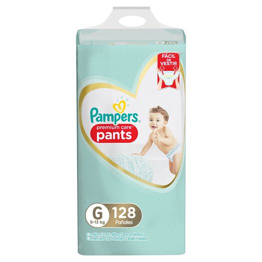 Pañal Pampers Pants Premiun Care G 128 Un, , large image number 4