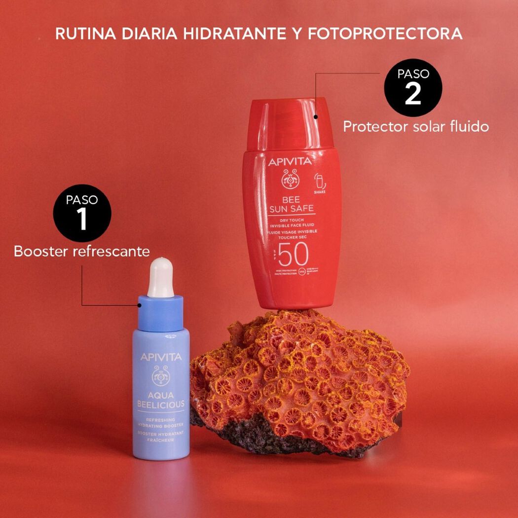 Protector Solar Apivita Bee Sun Safe Fluido Toque Seco SPF50 50 mL, , large image number 3