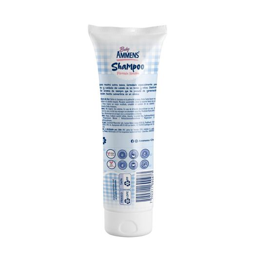Shampoo Baby Ammens Pomo 250 Ml, , large image number 1
