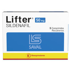 LIFTER Sildenafil 50 mg 5 comprimidos