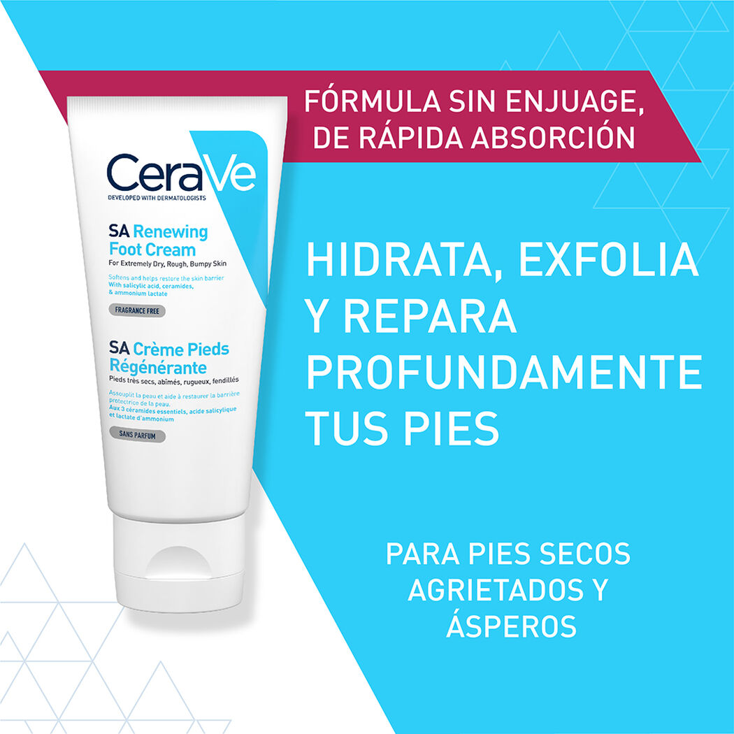 Crema Cerave SA Renovadora de Pies 88 mL, , large image number 1