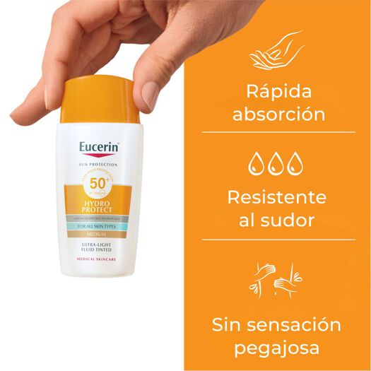 Eucerin Sun Face Hydrof Tono Medio 50Ml, , large image number 1