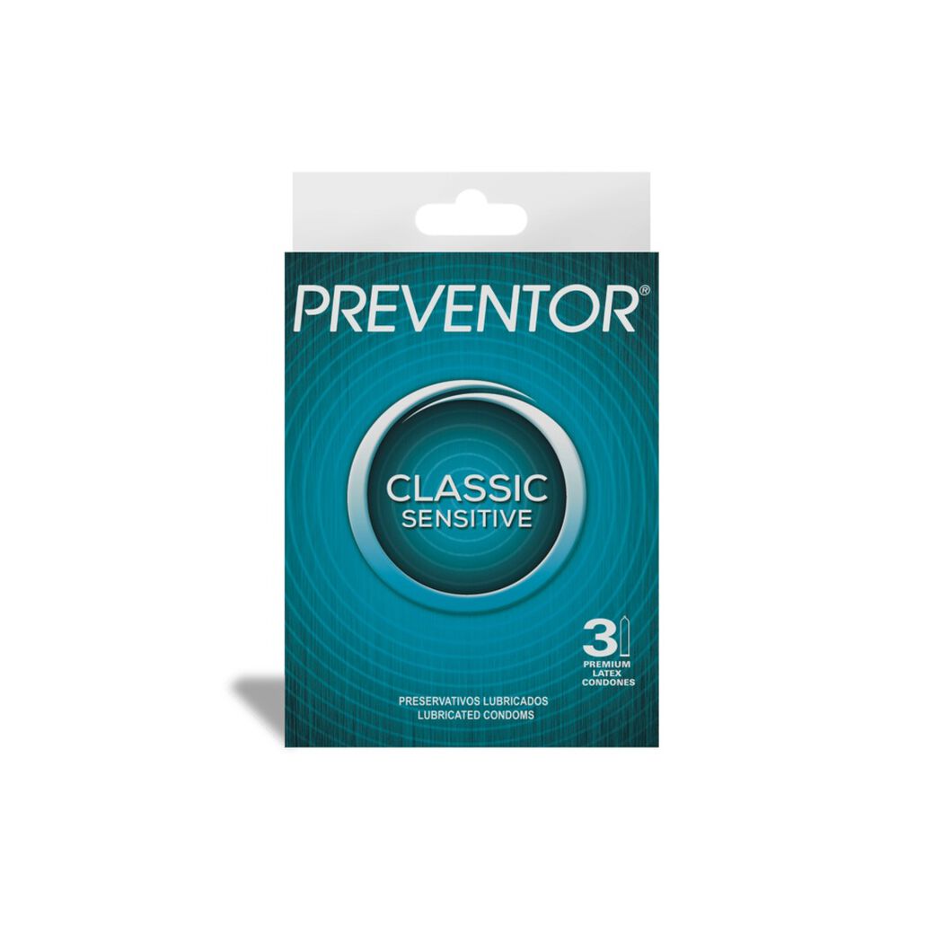 Preservativos Preventor Classic Sensitive x 3 unidades, , large image number 0