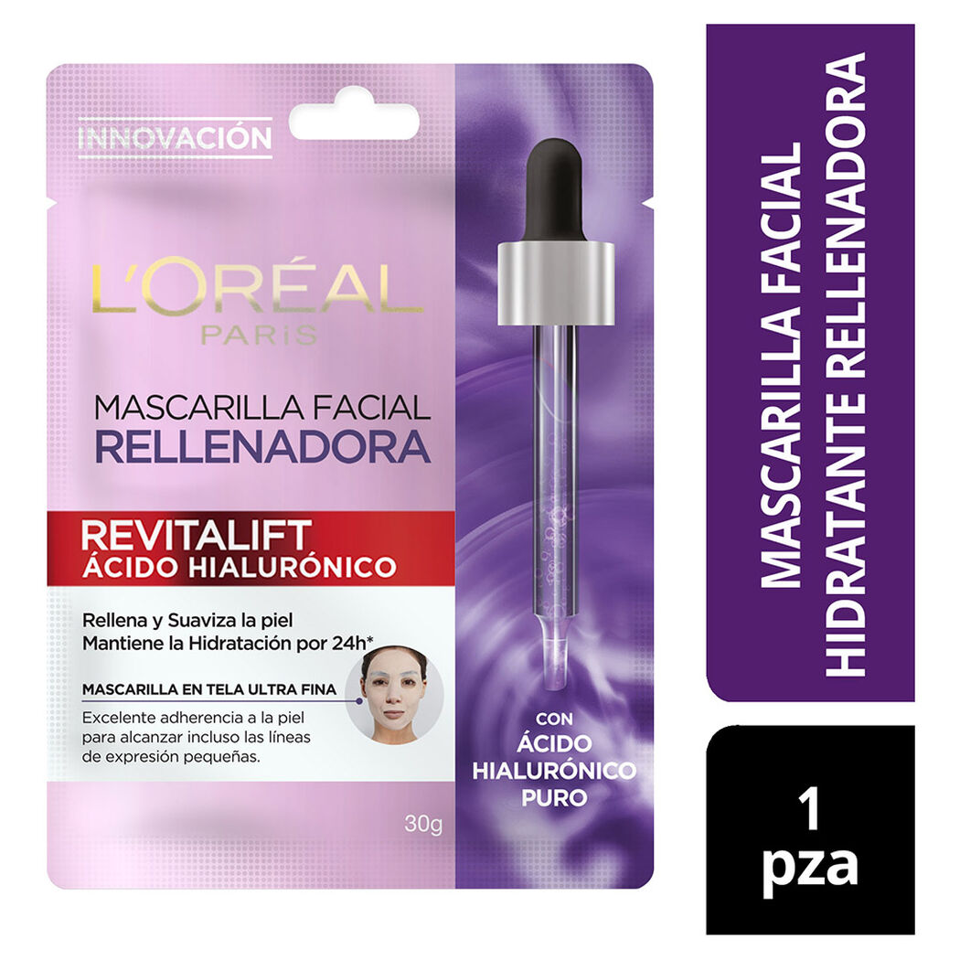 Mascarilla Facial Revitalift Acido Hialurónico 30gr, , large image number 0