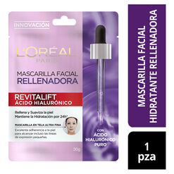 Mascarilla Facial Revitalift Acido Hialurónico 30gr