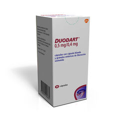 Duodart 0.5 mg/0.4 mg x 90 Cápsulas Blandas con Gránulos Entéricos de Liberación Sostenida