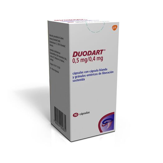 Duodart 0.5 mg/0.4 mg x 90 Cápsulas Blandas con Gránulos Entéricos de Liberación Sostenida, , large image number 0