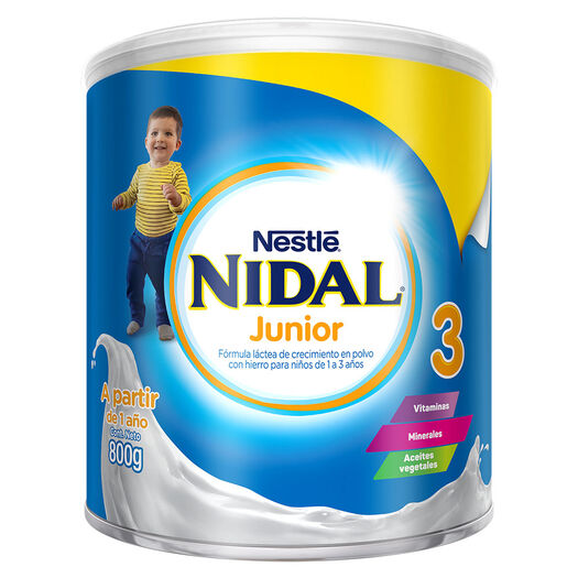 Fórmula Láctea Nidal Junior 800 g, , large image number 0