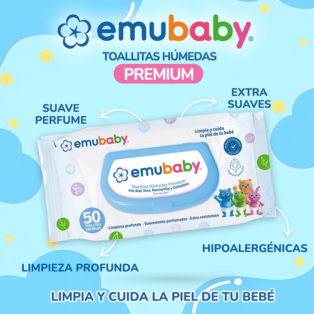 Toallas Húmedas Emubaby 30 un, , large image number 2