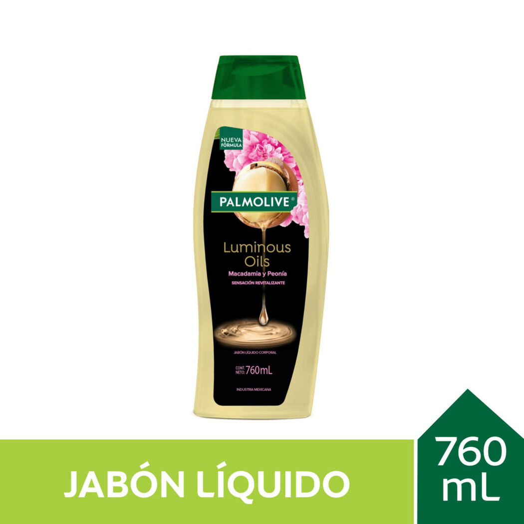 Jabón Liquido Palmolive Luminoues Oils Macadamia y Peonía 760 mL, , large image number 0