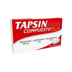 Tapsin Instaflu Comp Plus 12 Comprimidos