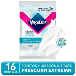 Nosotras Toalla Humeda Intima Nosotras Extra Fresh x 16 Unidades
