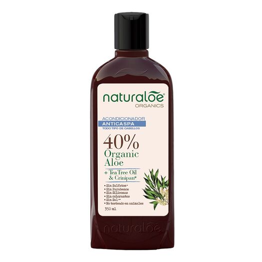 Acondicionador Anticaspa Naturaloe 350Ml, , large image number 0