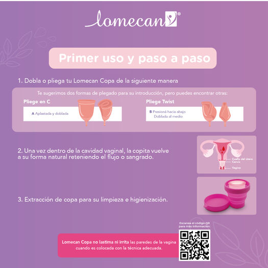 Lomecan Copa Menstrual Talla 1 X1, , large image number 3