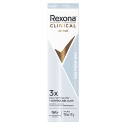 Rexona Clinical Desodorante en aerosol Sin Perfume 150 ml
