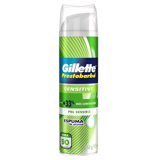 Gillette Prestobarba Espuma de Afeitar Sensitive, 155 ml , , large image number 3