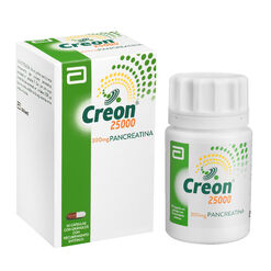 Creon 25000 UI x 50 Cápsulas Con Gránulos De Recubrimiento Entérico