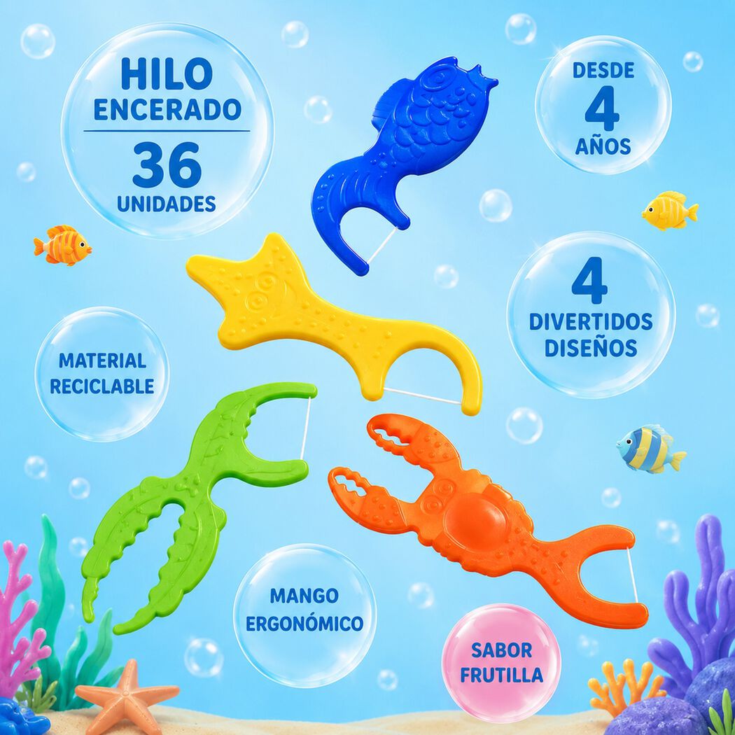 Dentwell Hilo Dental Infantil Frut 36Un, , large image number 3