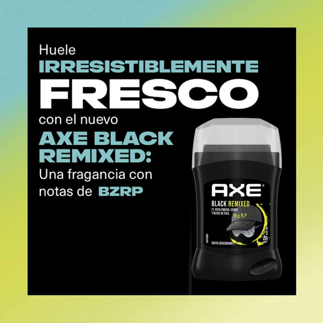 Axe Desodorante Barra Black Remixed 45 gr, , large image number 3