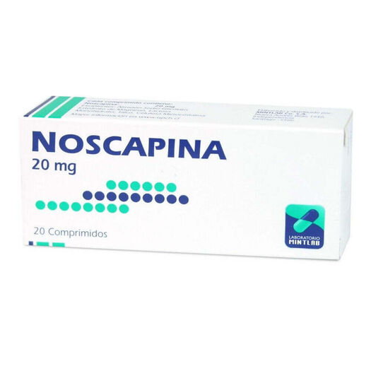 Noscapina 20 mg x 20 Comprimidos MINTLAB CO SA, , large image number 0