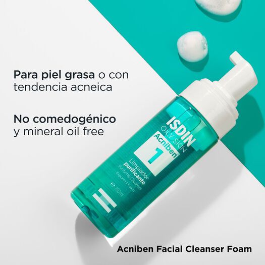Isdin Espuma Acniben® Limpiador Purificante x 150 mL, , large image number 2