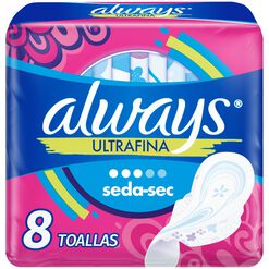Toalla Higiénica Always Ultrafina Seca 8 un