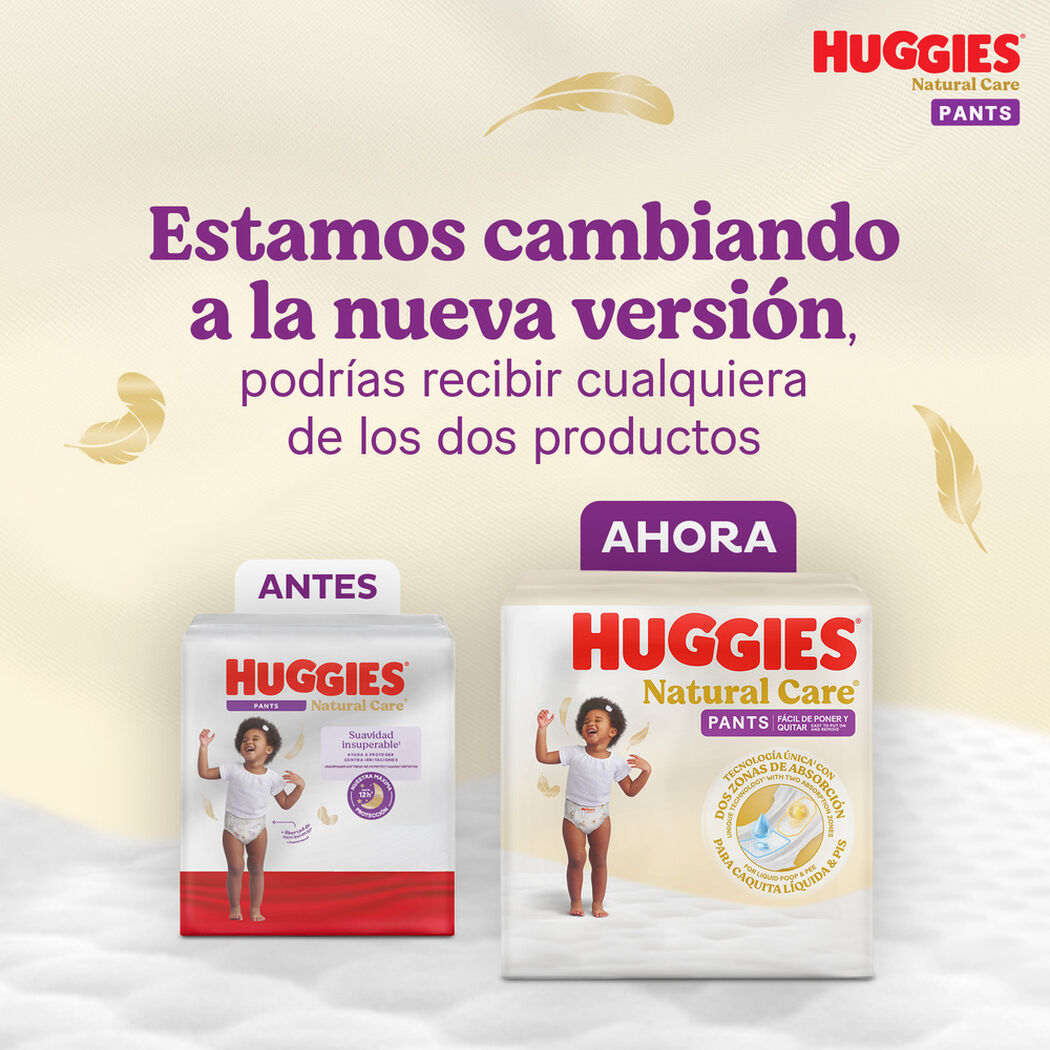 Pa&ntilde;ales Huggies Pants Natural Care XXG 50 Un, , large image number 2