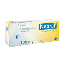 Sandimmun Neoral 100 mg x 50 Cápsulas Blandas