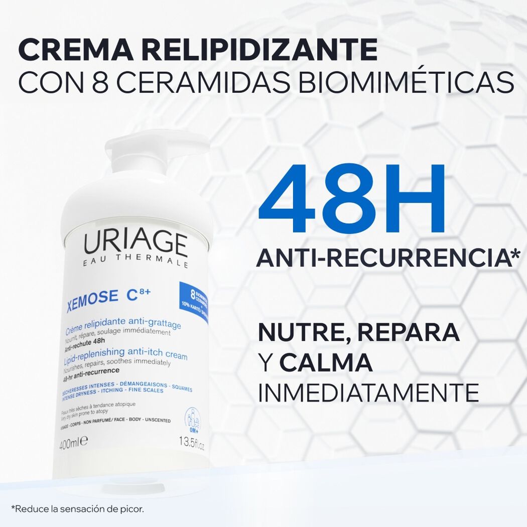 Uriage Crema Relipidizante Anti Irritaci&oacute;n Xemose x 400 mL, , large image number 1