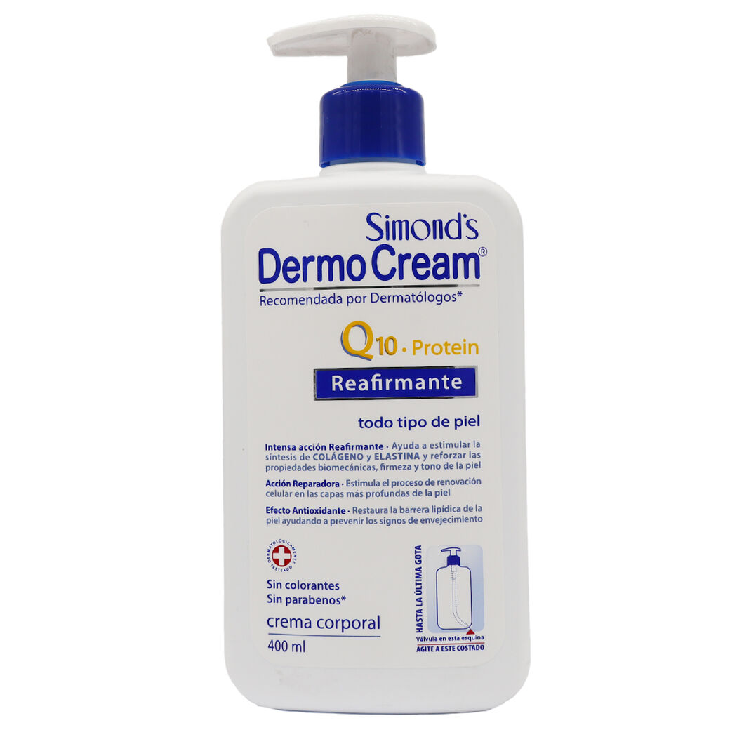 Crema  Dermocream Reafirm Q 10 Prot 400ml, , large image number 0